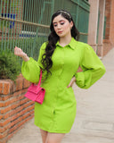 Ilana Green Dress